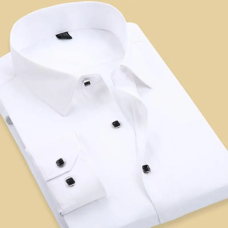 mens formal shirts with cufflinks