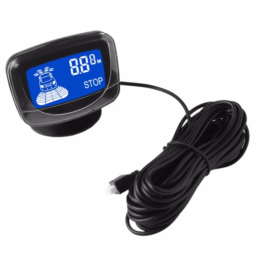Car Auto Parktronic LED Parking Sensor With 8 Sensors Reverse Backup Car Parking Radar Monitor Detector System Backlight Display