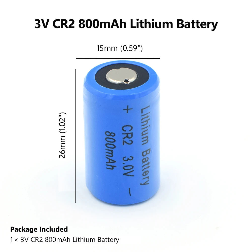 Литиевая батарея CR2 CR 2 1 шт. 3 в 800 мАч CR15H270 CR15266 LiMnO2 сухая Первичная для камеры