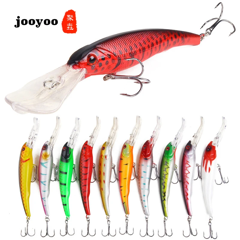 

Fishing Lure Deep Sea Troll Big Minnow Lure Fish Bait 16.5cm/28.5g Artificial Simulation Hard Bait Hook Fishing Tackle jooyoo