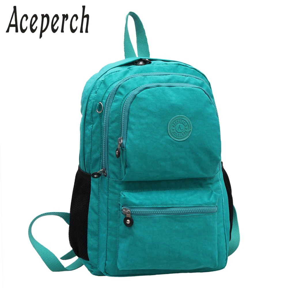 Aceperch Casual Backpacks For Teenage Girls Mochila Feminina School