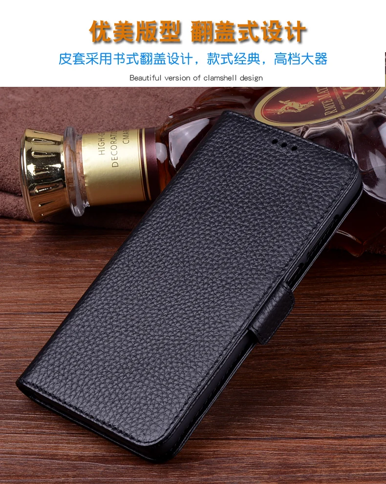 Для Xiaomi Red 4A чехол высокого качества чехол для телефона сумка для Redrice 4A кошелек дизайн натуральная кожа сумка с держателем карт откидная кожа