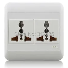 6 отверстий 6U10A настенный стандарт разъема 10A одеяло гнездо многофункциональная розетка Универсальная Розетка