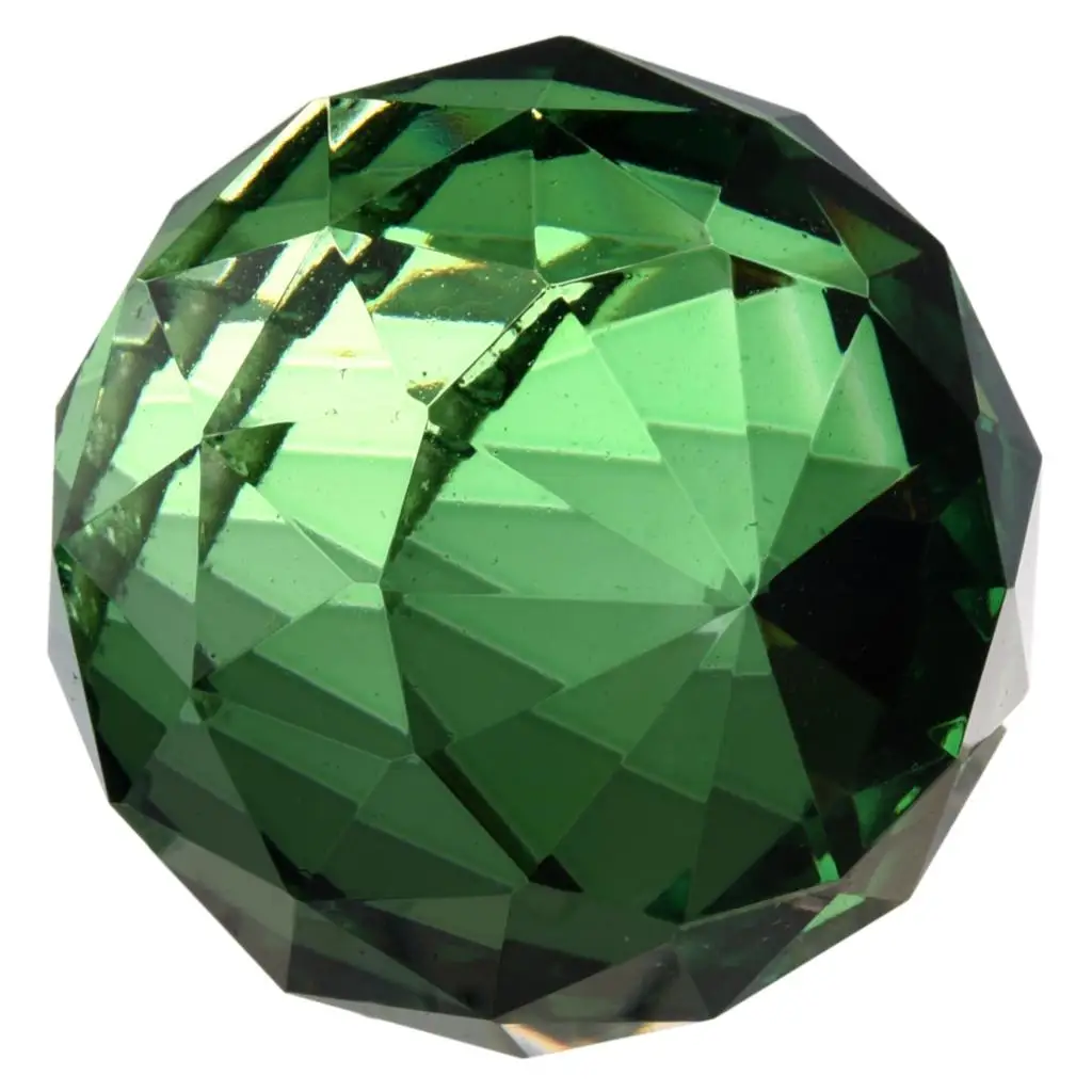 Мм 40 мм фэн-шуй хрустальный шар-зеленый