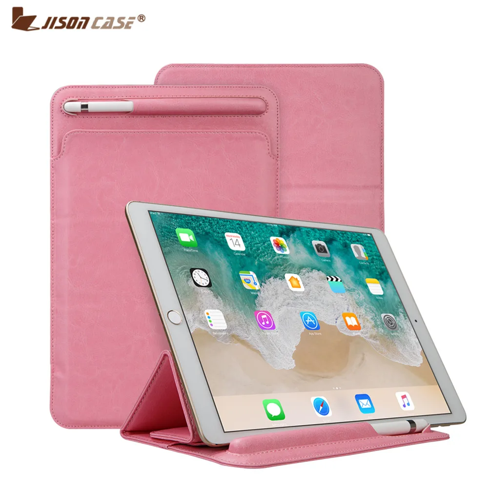 Улучшенный кожаный чехол для iPad Pro 10 5 2017 с 9 7 рукавом сумка отделением карандашей