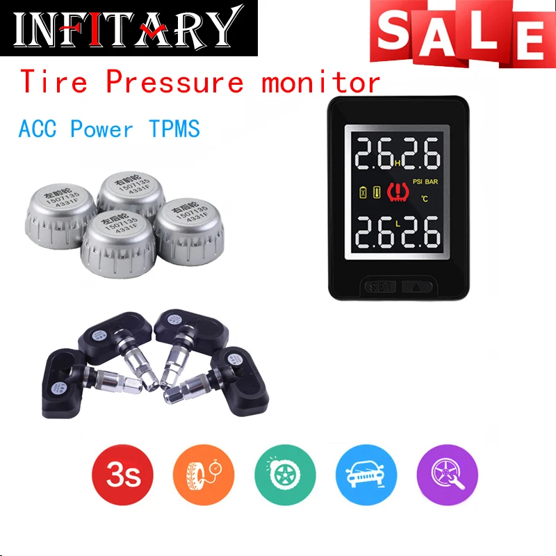 TPMS tire pressure monitor system for Toyota Honda Nissan Mazda with 4