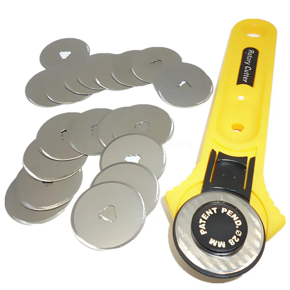 

20pc 28mm Circular Cut Rotary Cutter Blade Patchwork Fabric Leather Craft Cutter With 28mm Rotary Cutter Fit Olfa Fiskars Clover