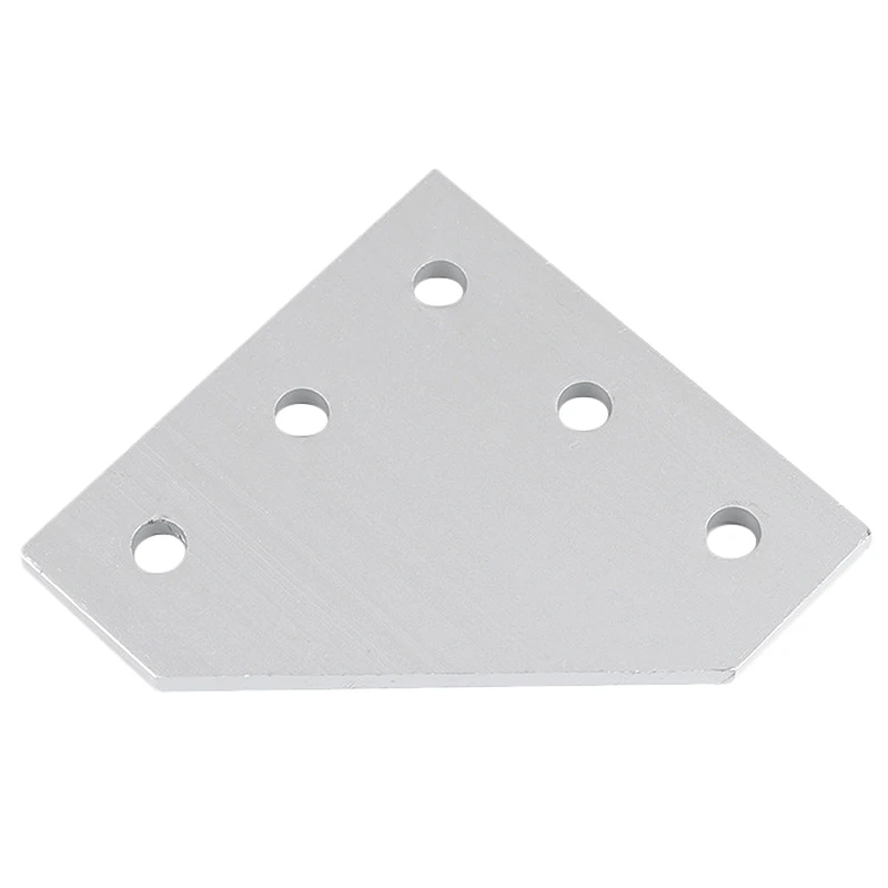 GYTB 3D Printer Accessories Heavy Duty 90 Degree Joint Plate Metal Profile T4 X 60 X 60Mm M5 Thread For Openbuilds V-Slot