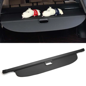 

For Dodge Journey 5 Seat 2009-2019 Black Interior Rear Trunk Security Shield Cargo Cover Shade 1 Set Car Accessories