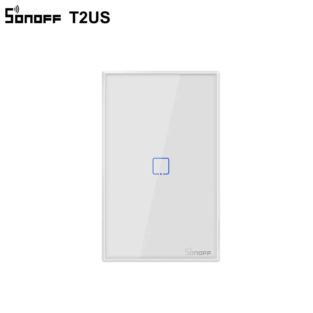 Интеллектуальный выключатель света SONOFF T2US TX Smart Wifi сенсорный настенный с границы