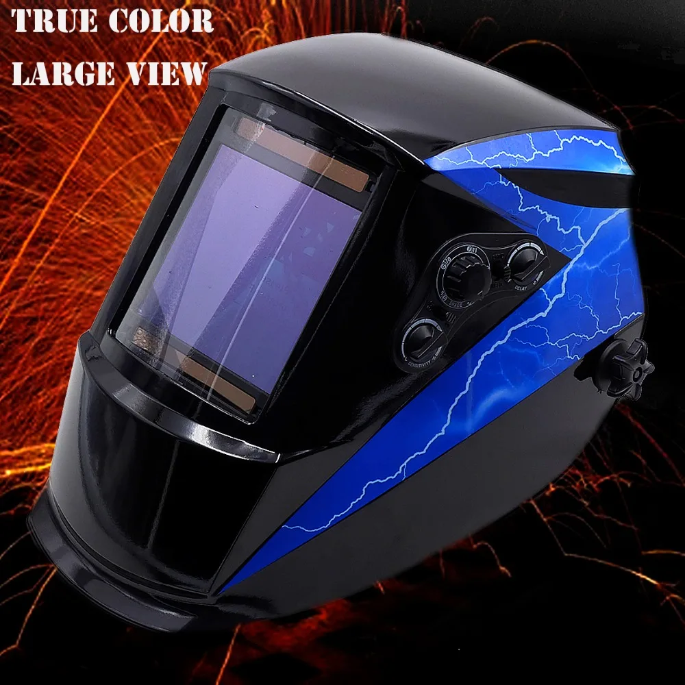 

True Color 101x94mm Large View 2 in 1 Grind Welding Helmet TIG MMA MIG Welding Machine Welder