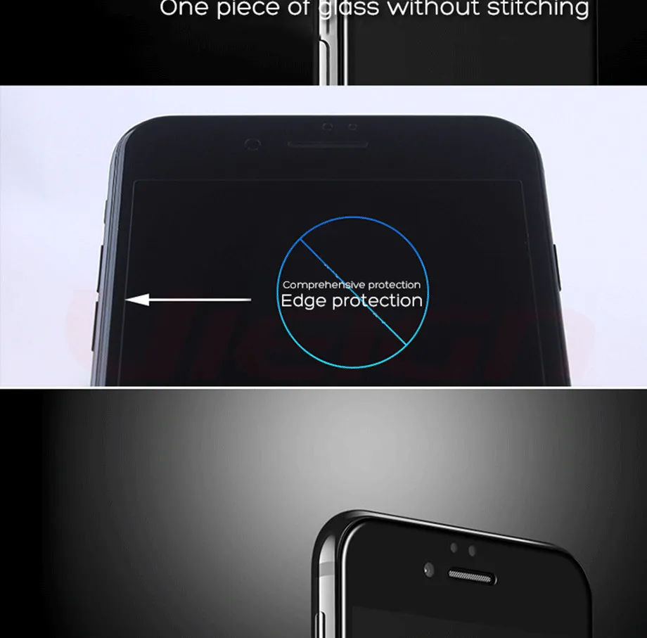 5D изогнутое полное покрытие протектор экрана закаленное стекло для iPhone 6 6 S 7 Plus защитное стекло на iPhone 7 8 Plus X пленка