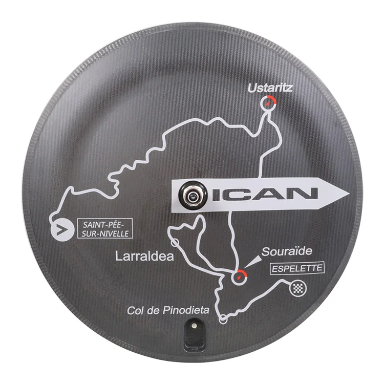 

2019 new type carbon T800&T700 time trial disc wheel 3K twill weave