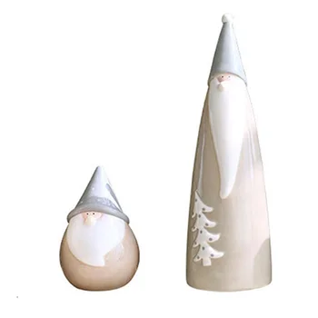 

Ceramic Santa Elk Statue Craft Figurines Home Living Room Decor Ornaments Modern Simple Birthday Gifts Home Decor Accessories