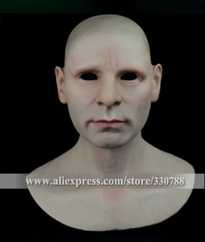 

[ SF-N5] Top quality mens masquerade masks, human masks silicone realistic, full face party masks helloween