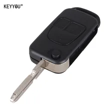 KEYYOU Flip Folding 3 Button Remote Flip Folding Key Shell Fob For Mercedes Benz ML C S Class ML320 C230 ML430 key Case Cover