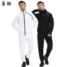 Трек костюмы для мужчин повседневное мужской зимний спортивный костюм человек натуральный хлопок Превосходное качество Досуг