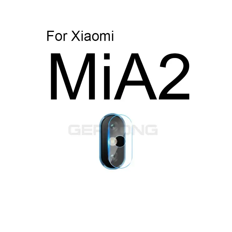 2 шт., закаленное стекло для объектива телефона Xiaomi mi 8 A1 A2 Lite MAX 3 mi x 2 s mi 9 SE Red mi Note 7 6A 6 5 Pro, Защитная пленка для камеры - Цвет: For Xiaomi Mi A2