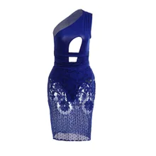 2018 Olhos Hot Sexy & Club Backless Lace Vestidos Sumemr Mulheres Plus Size Bodycon Oco Out Vestidos