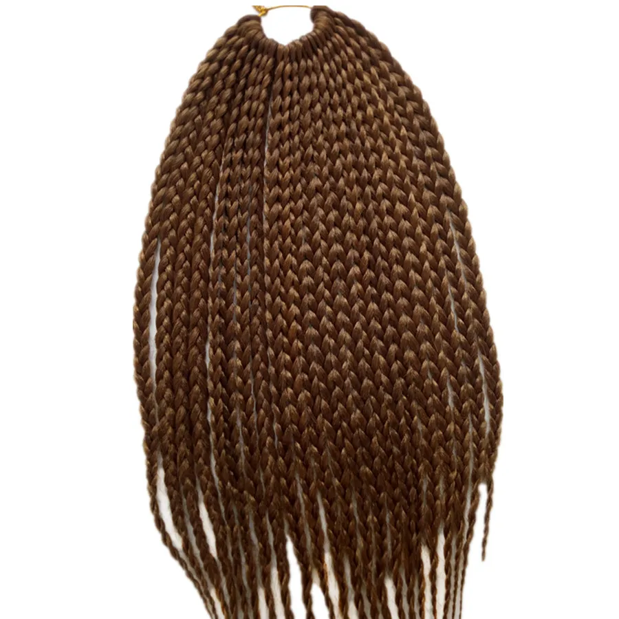 Pervado волосы низкотемпературные волокна синтетические 3s коробка косички Наращивание волос 14 18 дюймов 22 пряди/упаковка африканские крючком косички волос