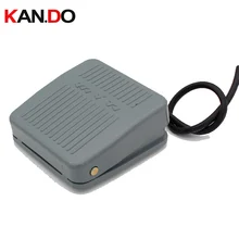 0-400 В Педальный переключатель, ножной Мгновенный Переключатель управления электрической педалью питания SPDT серый цвет Аварийная кнопка