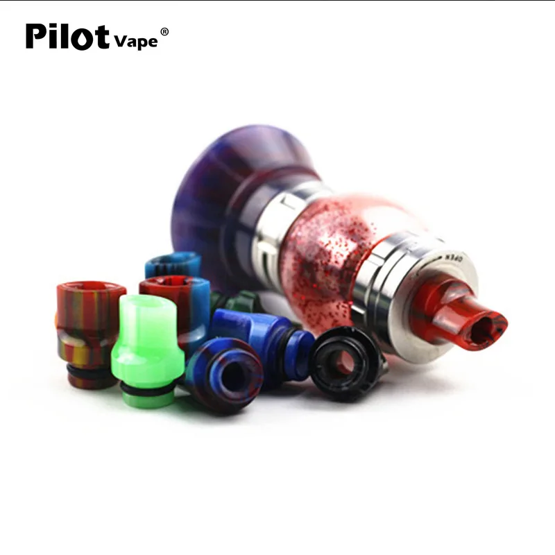 Buy Pilot Vape Colorful Resin Drip Tips Mouthpiece 510