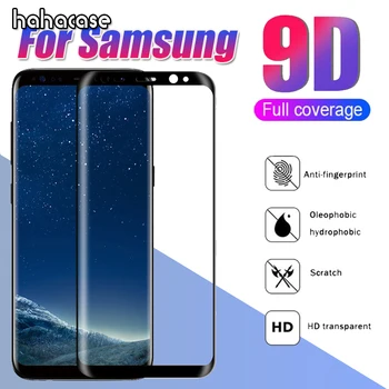 

100pcs 9D Full Coverage Curved Tempered Glass For Samsung Galaxy S20 Ultra S10 Lite Note 10 Plus 9 8 Screen Protector Guard Film
