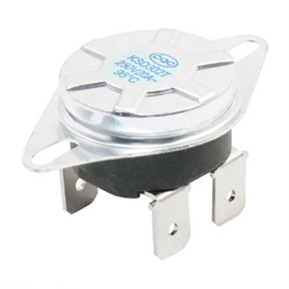 1 Pc AC250V 20A KSD302T Temperature Control Bimetal Thermostat NC 95C ...