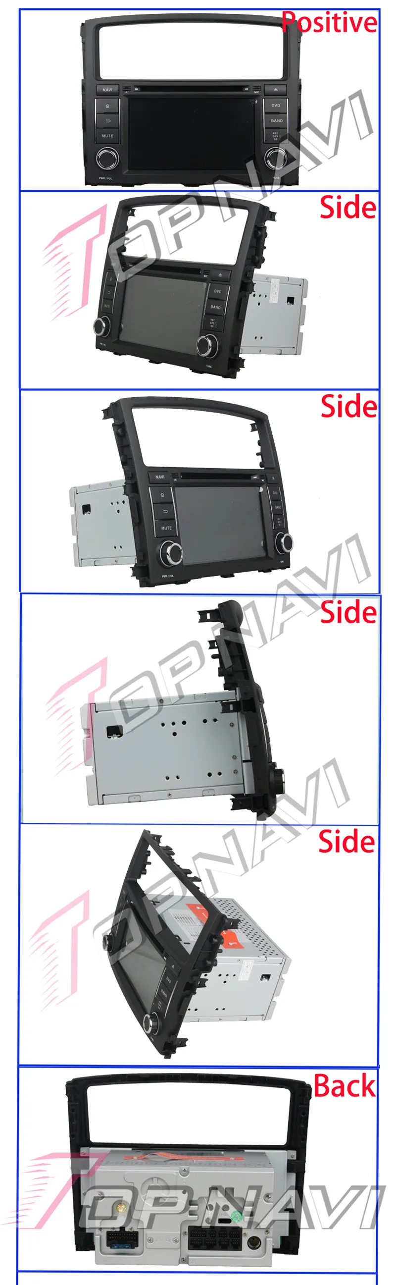 car system sound For Mitsubishi Pajero 2007