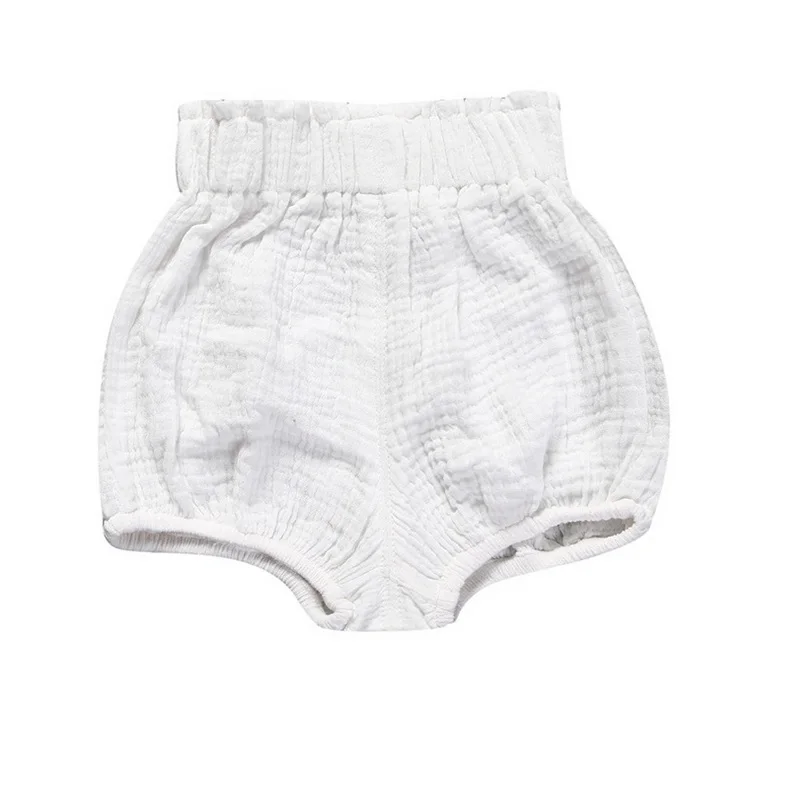 Hooyi/модные штаны для маленьких девочек детские трусики из плетеной ткани повседневные хлопковые летние штаны для малышей, брюки для мальчиков, одежда для детей - Цвет: 6