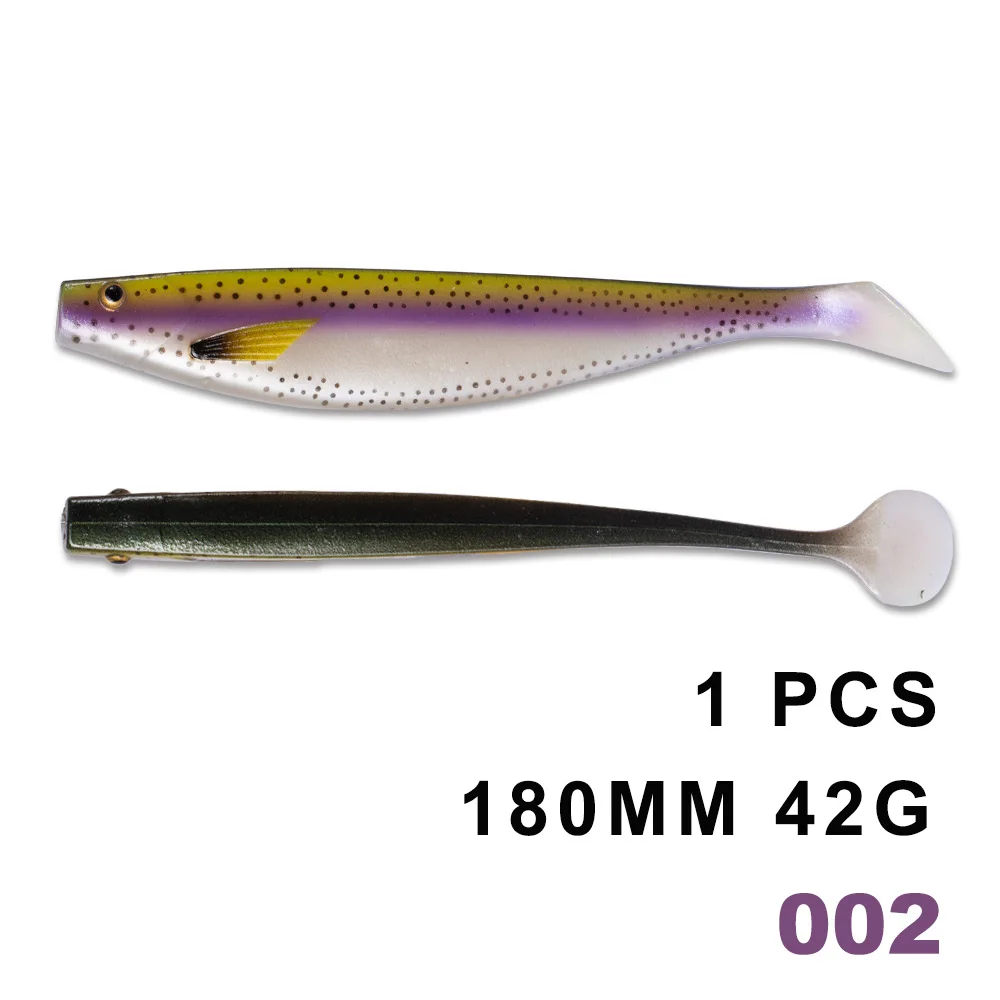 HUNTHOUSE fox similar pro shad teez большая Мягкая приманка 12 см 15 см 18 см pro shad Приманка berserk морской бас для ловли щуки zander - Цвет: 180mm  002