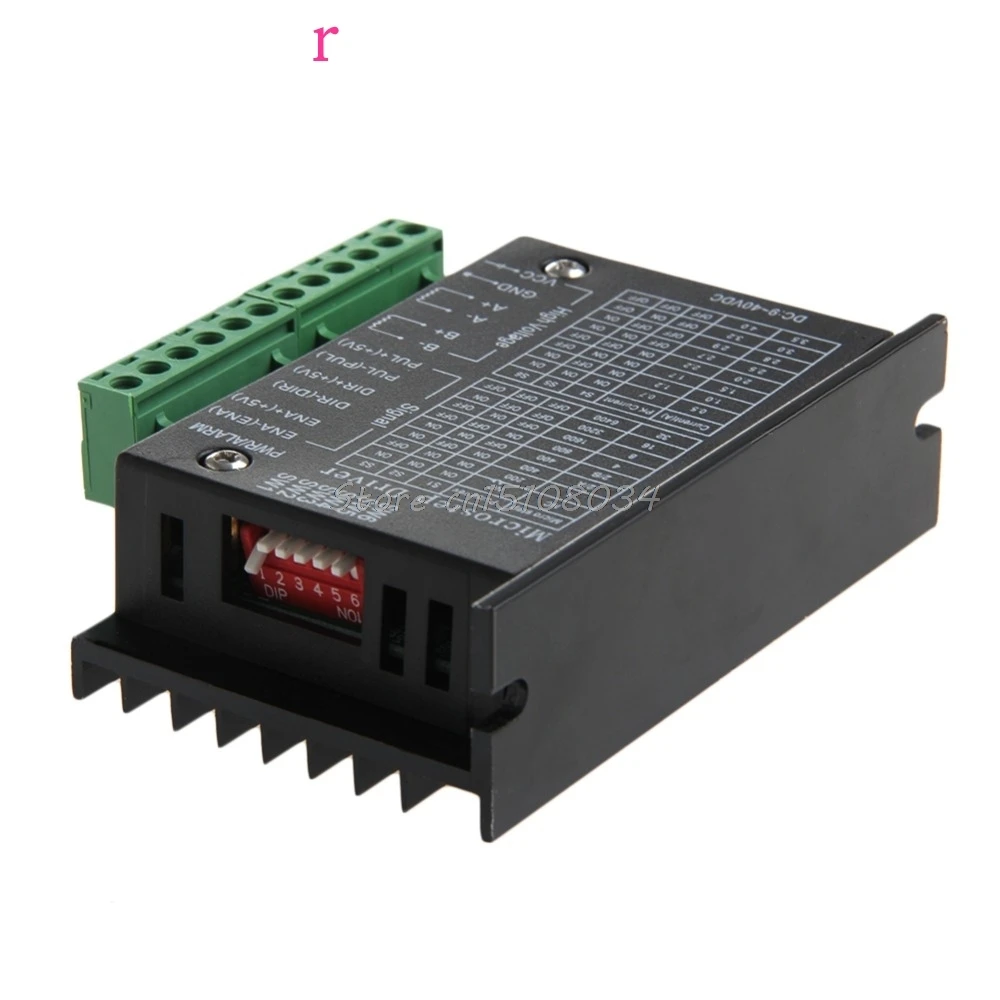 TB6600 одна ось 4A шаговый двигатель драйвер контроллер 9 ~ 42V микро шаг CNC S08 Оптовая и
