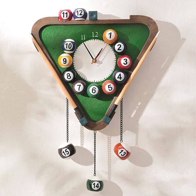 Novelty Modern Billiards Shape Wall Clock Fashion Silent Meeting Novelty Modern Billiards Shape Wall Clock Fashion Silent Meeting Room Decor Clocks Home Decoration Watch