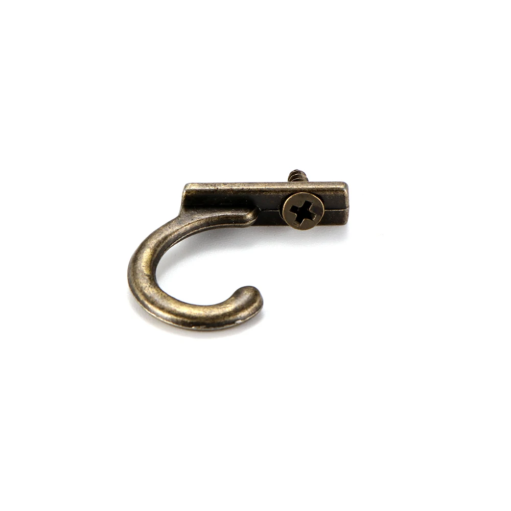 Key Mini Hangers,Antique Style Metal Bronze Hook Decorative Furniture