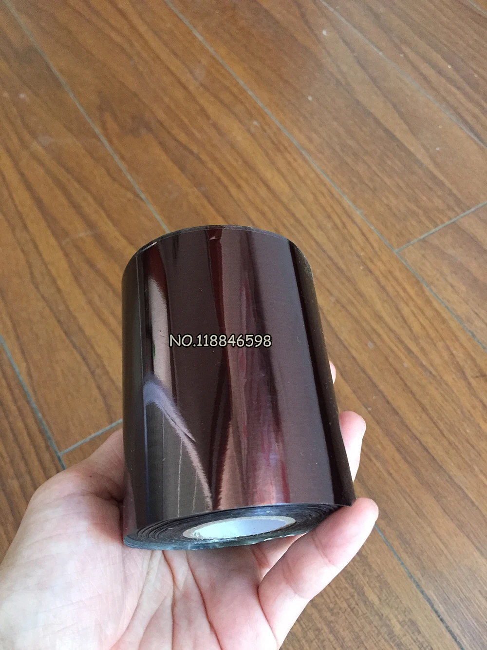 

Coffee Color 8cmx120m One Roll Hot Foil Paper DIY Card Plastic Material Stamping Foil Beautiful Color