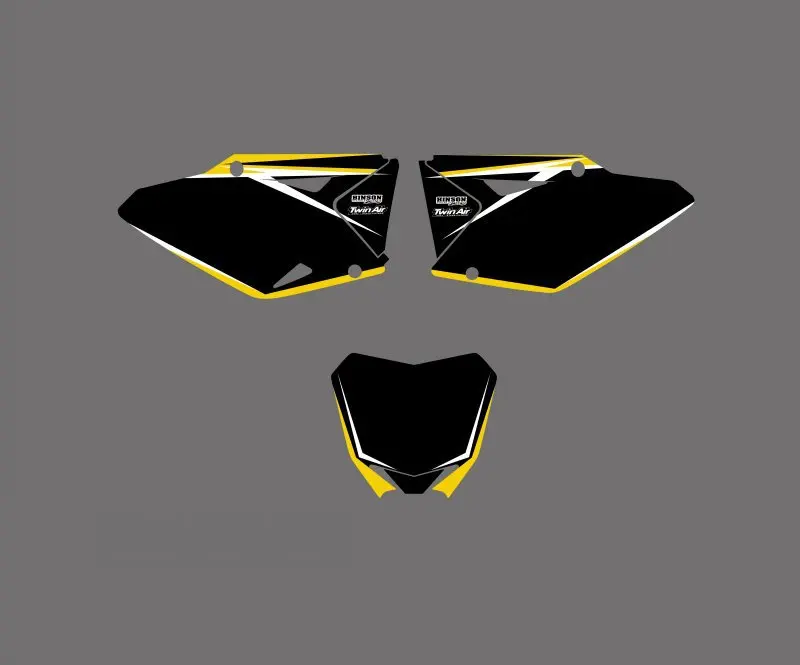 H2CNC Наклейка Графический фон для Suzuki RMZ450 RM Z450 2008 2009 2010 2011 2012 RMZ Z 450|team decals|decal graphicsteam