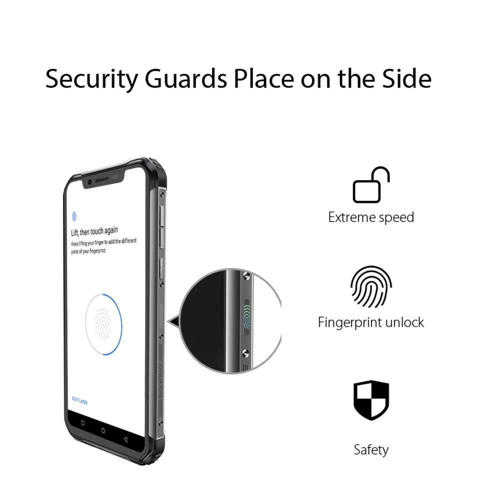 Мобильный телефон Blackview BV9600 водонепроницаемый Helio P70 на базе Android 9.0 4 ГБ+64 ГБ AMOLED