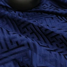 75*50 см импортный японский стиль белый металлик жаккард парча ткань, пряжа окрашенная ткань для лоскутное Женское пальто платье ткань