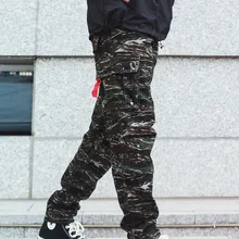 Новые эластичные закрытия повседневные камуфляжные Мужские штаны брюки военный камуфляж брюки карго для мужчин