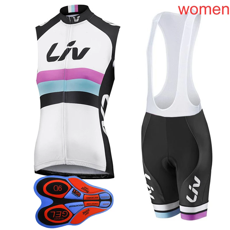 Для женщин Pro на велосипеде без рукавов майка летний комплект дышащий MTB велосипеда Костюмы велосипед одежда Наборы костюмы для спорта на открытом воздухе Y022111 - Цвет: 18