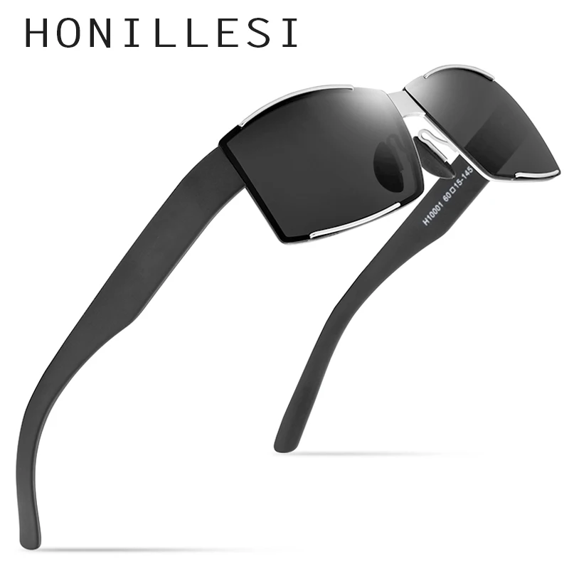 Брендовые Дизайнерские мужские поляризованные солнцезащитные очки Для мужчин TR90, солнцезащитные очки для вождения, мужские Винтаж