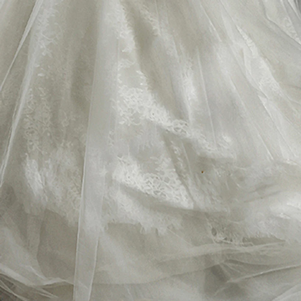 Dressv Элегантное свадебное платье с высоким воротом в стиле ретро, короткие рукава, кружевные цветы, длина до пола, простые свадебные платья, свадебное платье
