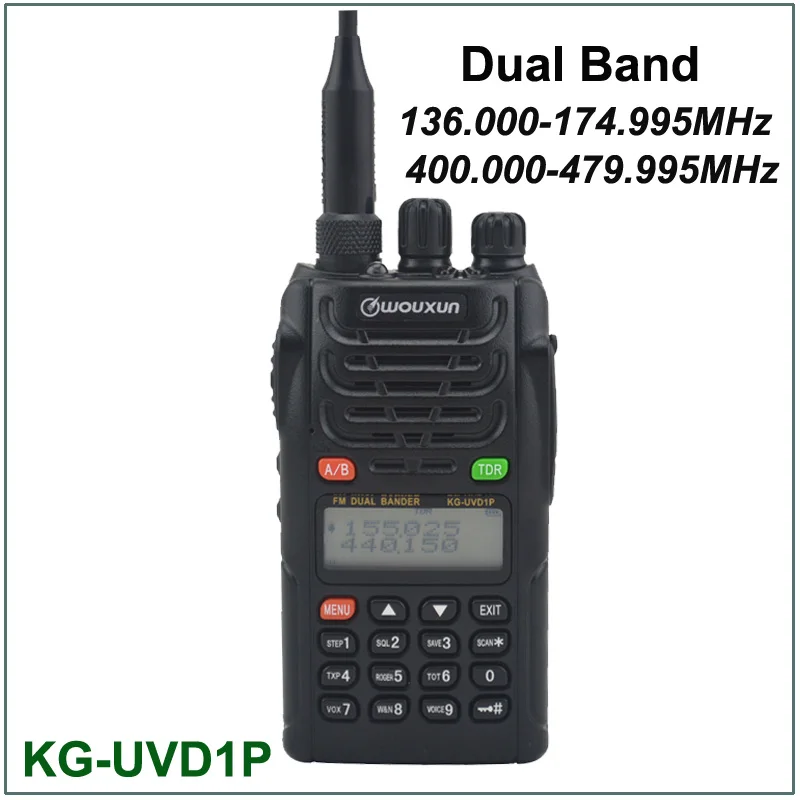 

New Original Wouxun KG-UVD1P VHF/UHF Dual Band 136.000-174.995MHz & 400.000-479.995MHz FM Transceiver