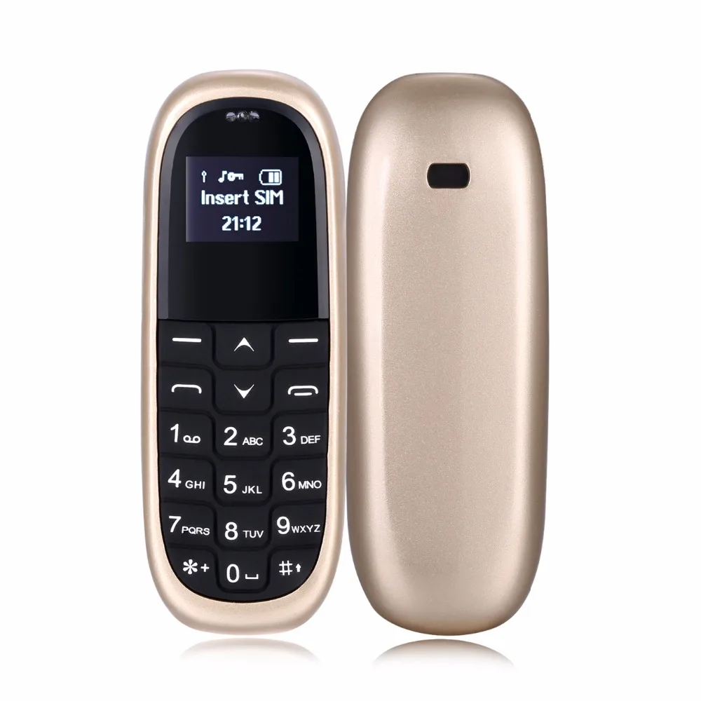 AEKU kk1 мини карманные мобильные телефоны 0,66 дюймов беспроводные Bluetooth наушники набор маленький сотовый телефон волшебный голос Русская клавиатура