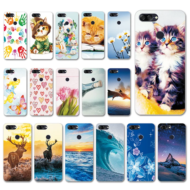 

For Asus Zenfone Max Plus M1 Case TPU Soft Heart Cover Back Case For Asus Zenfone Max Plus M1 ZB570TL X018D Coque ZB 570TL Bags