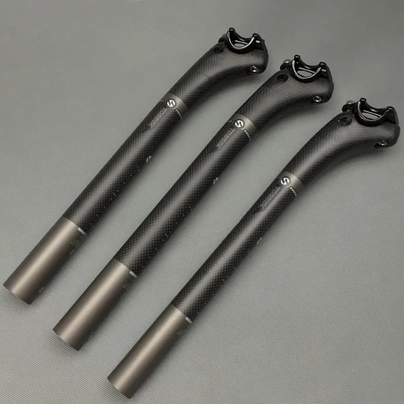 

13K matt/glossy Full Carbon fiber bicycle road mountain seatpost MTB carbon bike setback seat post 27.2/30.8/31.6* 350mm