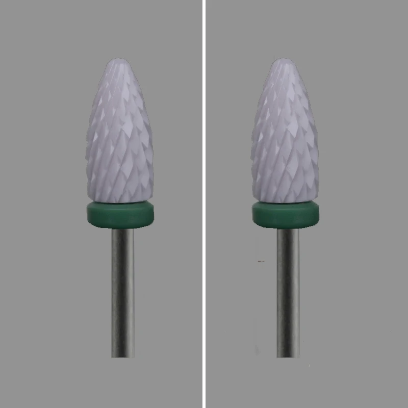 PINK-4PCS- Ceramic Nail Drill Bit - Flame (2041.060) | Красота и здоровье