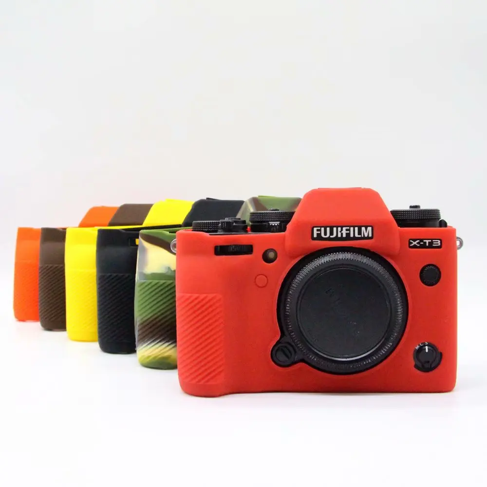 

Nice Soft Silicone Rubber Mirrorless System Camera Protective Body Cover Case Bags for Fujifilm XT3 XT-3 XT100 XT10 XT20 XA5
