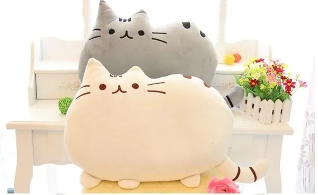 Creative Cartoon Animal Soft Plush Toy Stuffed Big Fat Cat cushion For home decoration