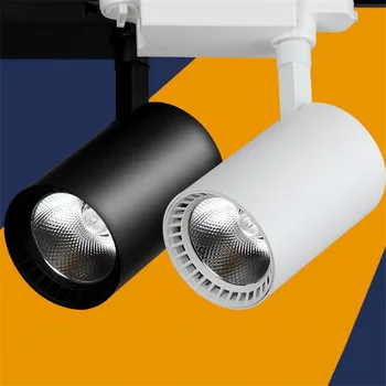 

2 Wire 20W 30W LED Track Light COB indoor LED Spotlight 30W LED Track Rail Lights AC85-265V Free Shipping